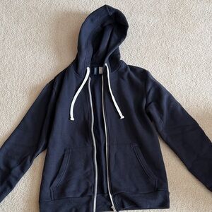 Divided by H & M Navy Blue Zip-Up Hoodie NWOT S